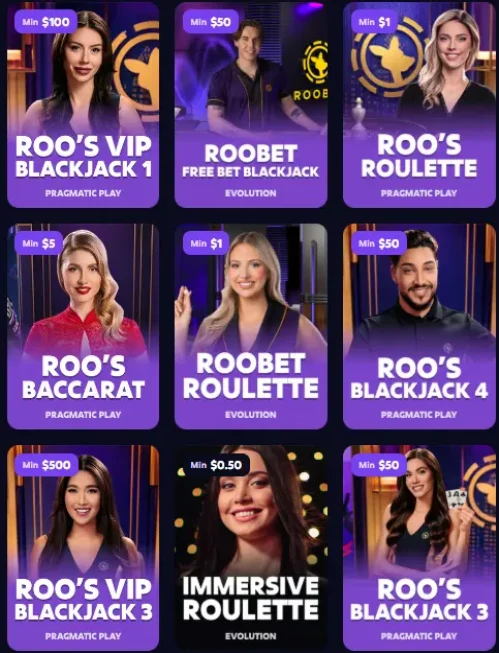 roobet live games